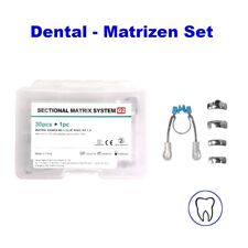 30er Box Dental Matrizen Set Matrix Bänder  Zahnarzt Praxis Füllung Verblendung