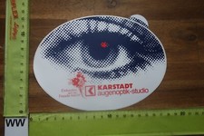 Alter Aufkleber Optiker Brille Sonnenbrille Augenoptik KARSTADT