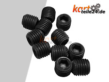 Kart Rennkart Kartsport Madenschrauben Achse Hinterachse Lager M8/8mm 10 Stück