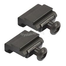 2 Stück Adaptern Picatinny Weaver Prismenschiene 21mm auf 11mm Zielfernrohr DE