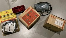 Set:Bosch Chrom Nebelscheinwerfer +Nebelrückleuchte+Leitungssatz Oldtimer