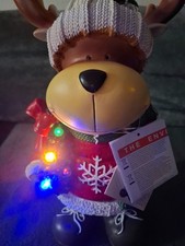 Weihnachtsfigur mit Led Beleuchtung 38 cm
