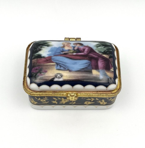 Vintage pillendose antik - vintage,