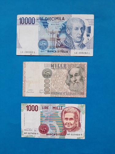 1000 x 10 000 lire - +, 1