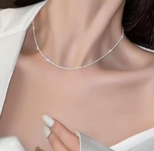 Damen Halskette Diamant Bling