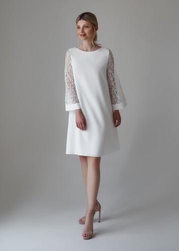 Brautkleid mit spitze 4 - spitze, 3/4