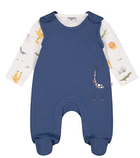 SALT AND PEPPER  Baby Boys Strampler Set Shirt & Strampler gr. 56 Newborn blue