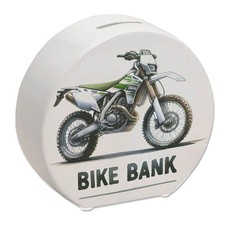 Enduro Motorrad Spardose mit
