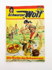 BASTEI WESTERN COMIC / SCHWARZER WOLF Nr. 2 (1975 -1976) TOP ZUSTAND / Z1-
