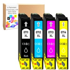 4x Druckerpatronen XL für Epson Stylus S20 S21 SX100