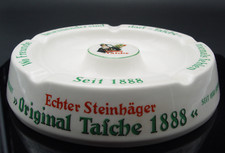 Echter Steinhäger - original Tasche 1888 -Stammtisch Ascher Aschenbecher