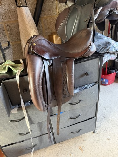 Zoll braun leder - 18,
