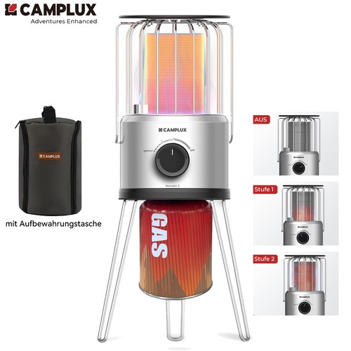 Camplux gasheizer zelt - 2-in-1,