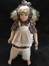 Gilde Porzellanpuppe in wertvoller Handarbeit hergestellt