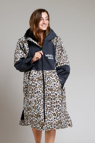 White water hard shell robe - white,