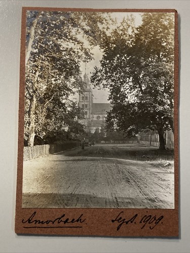 1909 altes foto amorbach - foto,