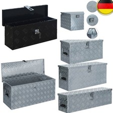 Abschließbar Alu Transportbox Transportkiste Werkzeugkasten Box Kiste Koffer Neu