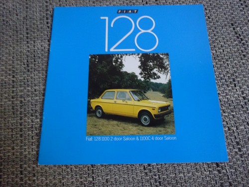 Fiat 128 prospekt brochure - fiat,