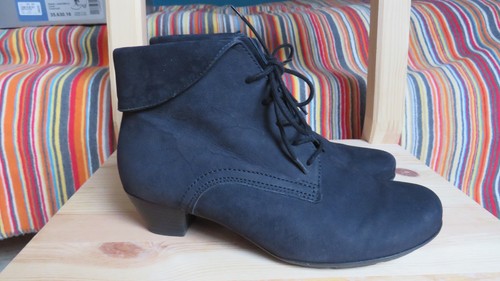 Gabor halbstiefel blau 4 - halbstiefel, 4,5