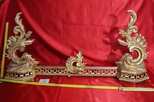 Kamin Kaminvorsatz Kaminbocke Feuervergoldet