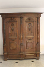 Fassaden Renaissance Schrank Barock um 1750 Eiche mit Säulen und Putten * 4005
