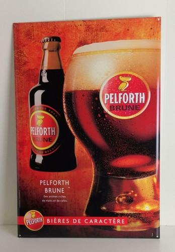 Pelforth brune blechschild - brune,