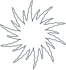 XXL 18X18 Car Decal Snake