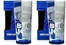 2 x Bud Light Pint Glas -