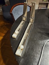 Buyi-World Mikrowellenhalterung Edelstahl Look – Wandhalterung verstellbar