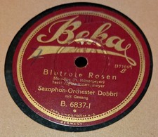 SAXOPHONORCHESTER DOBBRI BEKA SCHELLACKPLATTE