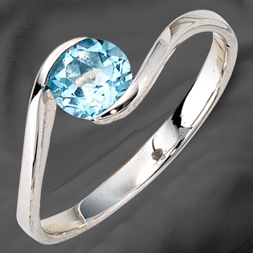 Damen ring 333 - ring, weißgold