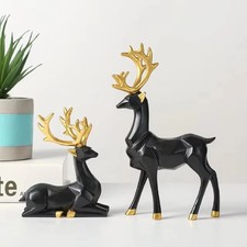 Geometrische elch skulptur set - geometrische,