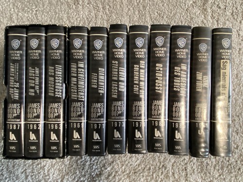 James bond 007 vhs - bond,