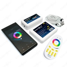 4 Zonen LED Controller Steuergerät Dimmer Touch Fernbedienung | WLAN Modul 