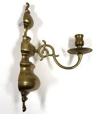 Vintage Messing Wand Kerze Wandleuchter – Kolonialer Stil – 12 " Aufhängen