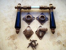 Tür Klinke BB Rosetten Antik