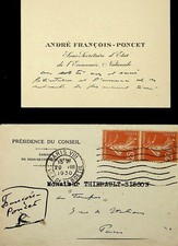 ✒ C.A André FRANCOIS PONCET