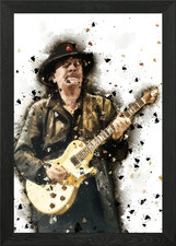 Carlos Santana Gerahmtes