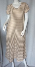 Hippie Strick Kleid V-Neck