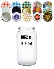 Einmachgläser mit Deckel, 1