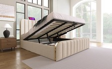 Polsterbett 180x200cm Beige