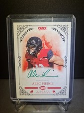 ALEC PIERCE 2022 ONYX VINTAGE FOOTBALL AUTOGRAPH INDIANAPOLIS COLTS NFL