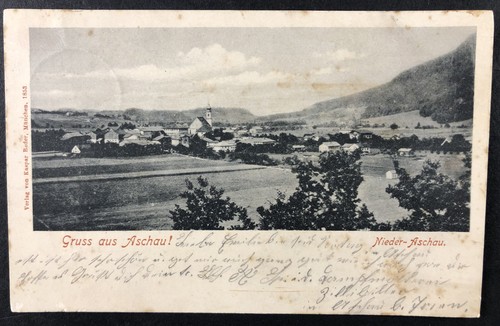 Aschau nieder - ak,