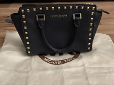 Michael Kors Tasche Blau Nieten Blogger