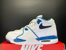 Nike Sneaker Air Flight 89 Weiss Blau ·Gr 44,5· Herren Retro Basketball