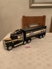 BUDDY L 21’’ KENWORTH SEMI-TRUCK HARLEY DAVIDSON LIGHTS/SOUNDS WORKING (480/33)