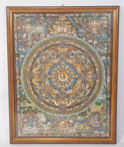 Vintage kunstvolles thangka - vintage,