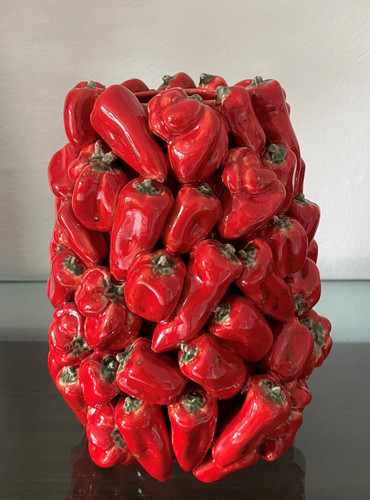 Vase red pepper - red, paprika