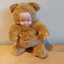 Anne Geddes flauschiger Bär - hellbraunes Bärenfell - ca. 24 cm groß