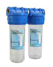 Wasser Vor Filtergehäuse 10 Zoll 1/2" SETXS Brunnen Haus Trink Pumpe Pool Garten